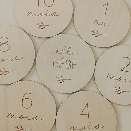 Pastilles de Bois script - La Maison Camomille