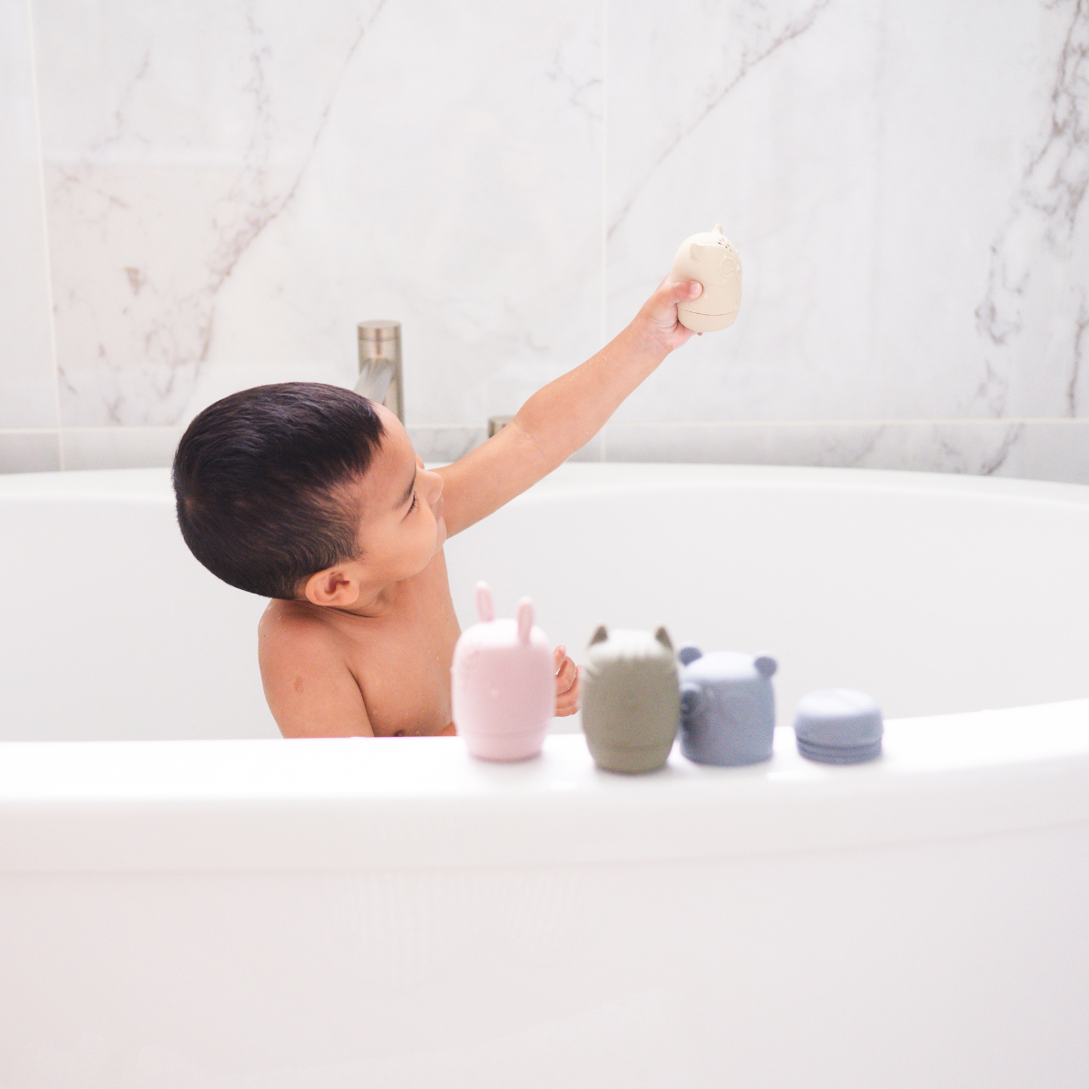 bug + bean kids - Bath Buddies Silicone Water Toys | Mold Free Bath Toys