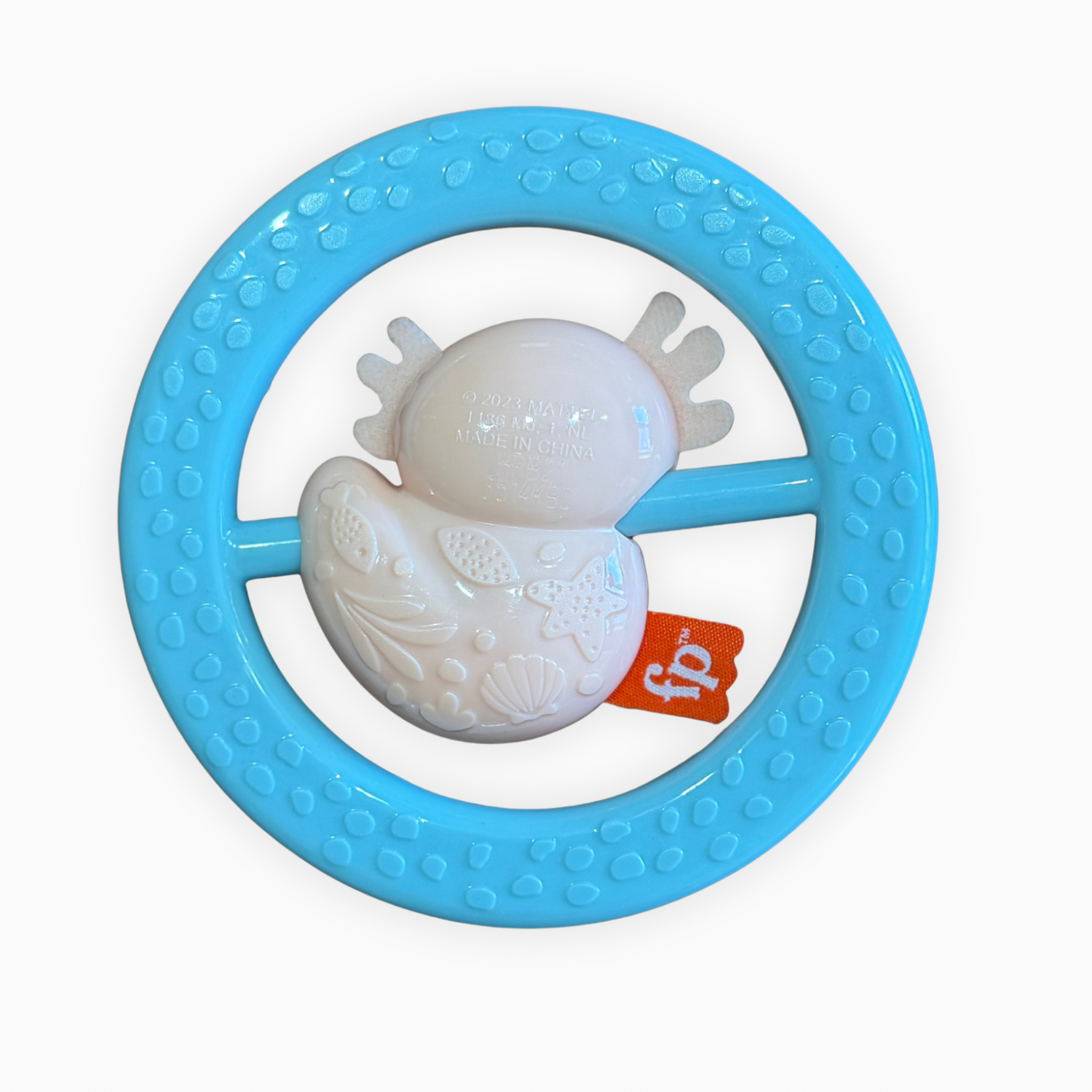 Hochet rotatif à thème d'Axolot | Dès la naissance