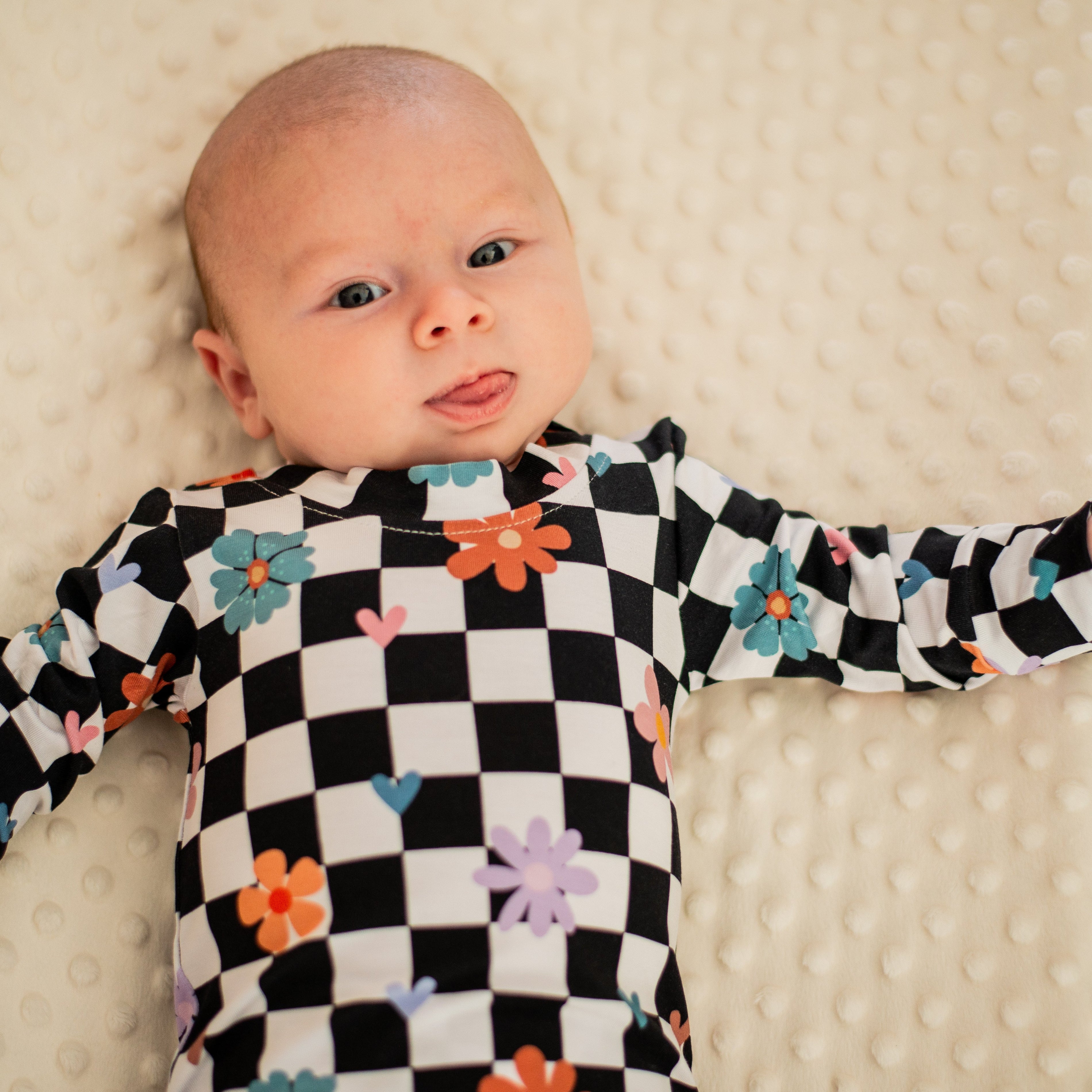 💕Pyjama 2 pièces en bambou – punky bloom