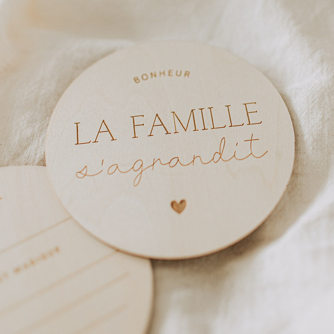 Pastille de bois - La famille s'agrandit
