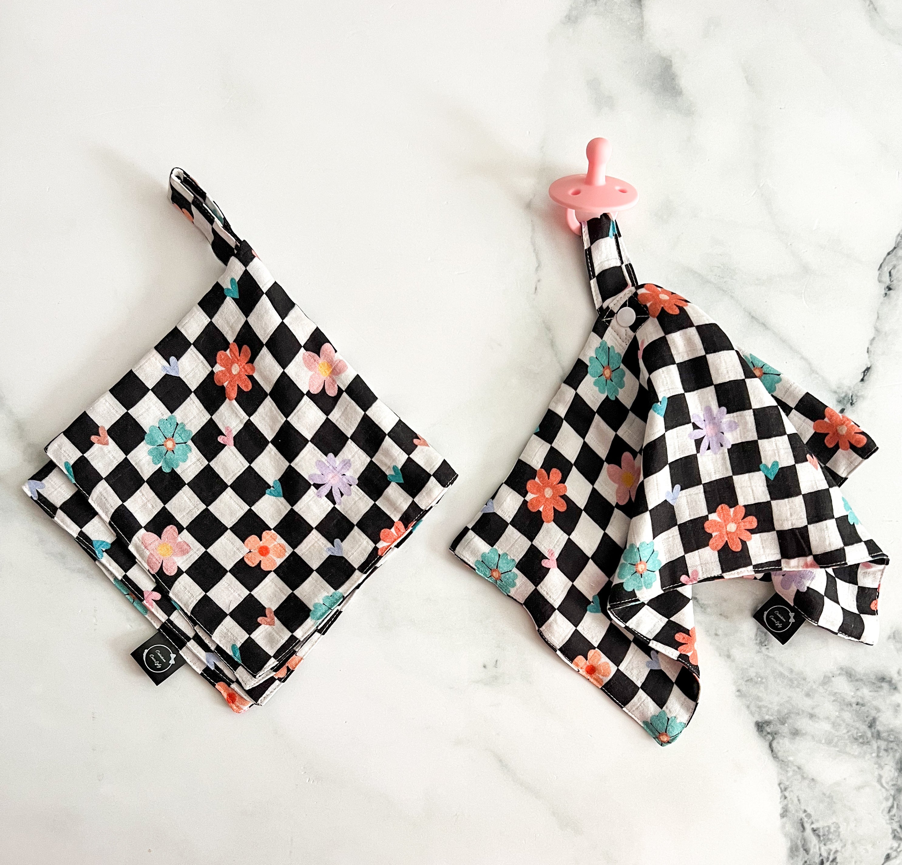 Attache-suce 💕Punky bloom en mousseline de bambou