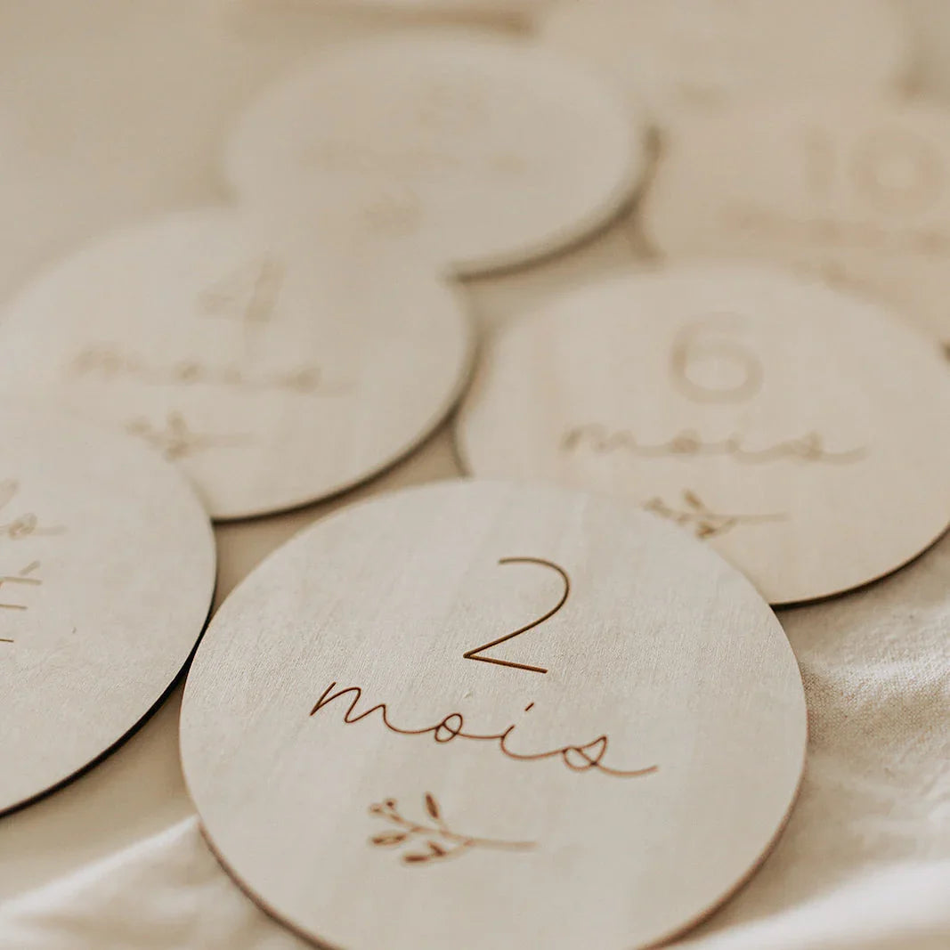 Pastilles de Bois script - La Maison Camomille