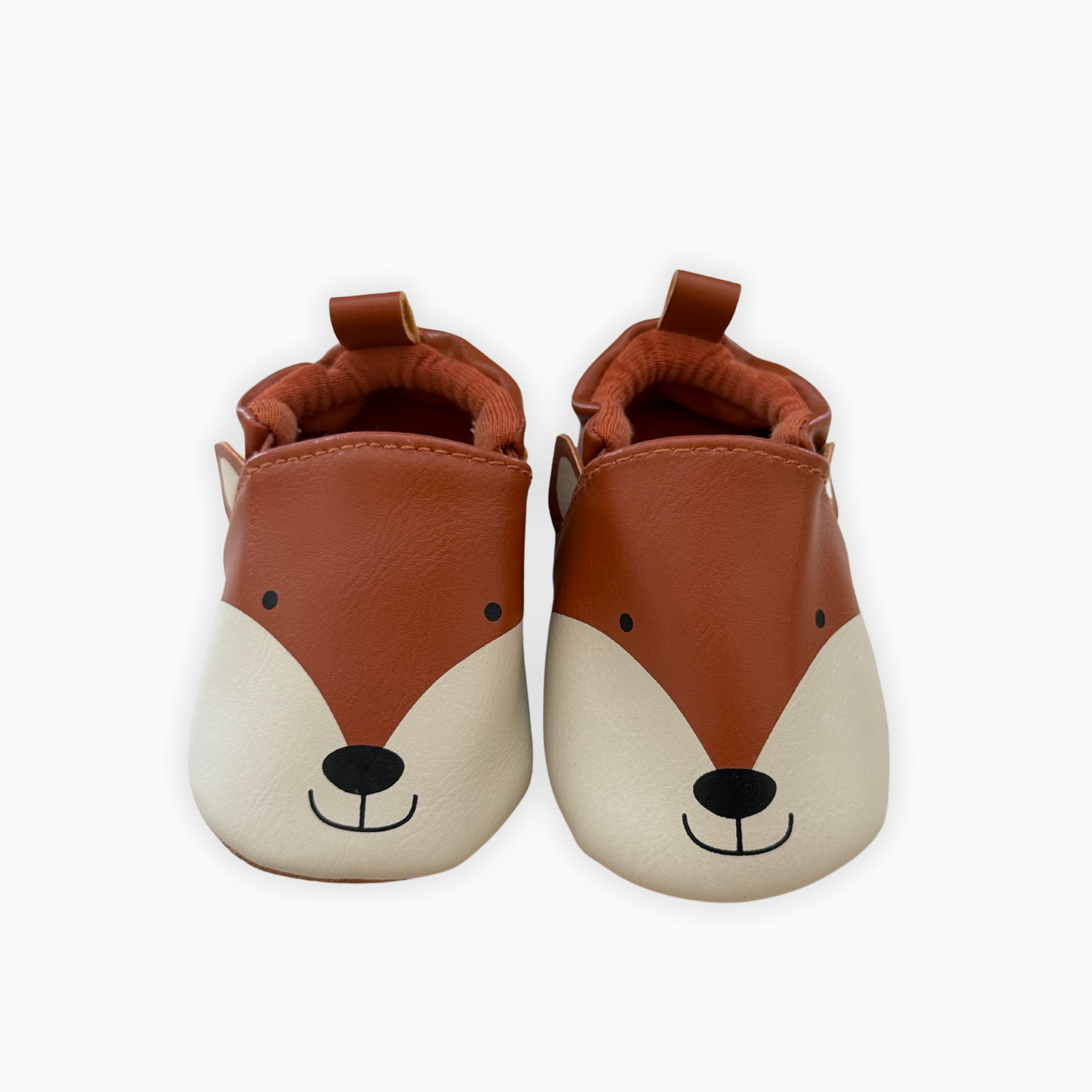 Chaussons en cuir renard | 3-6 mois