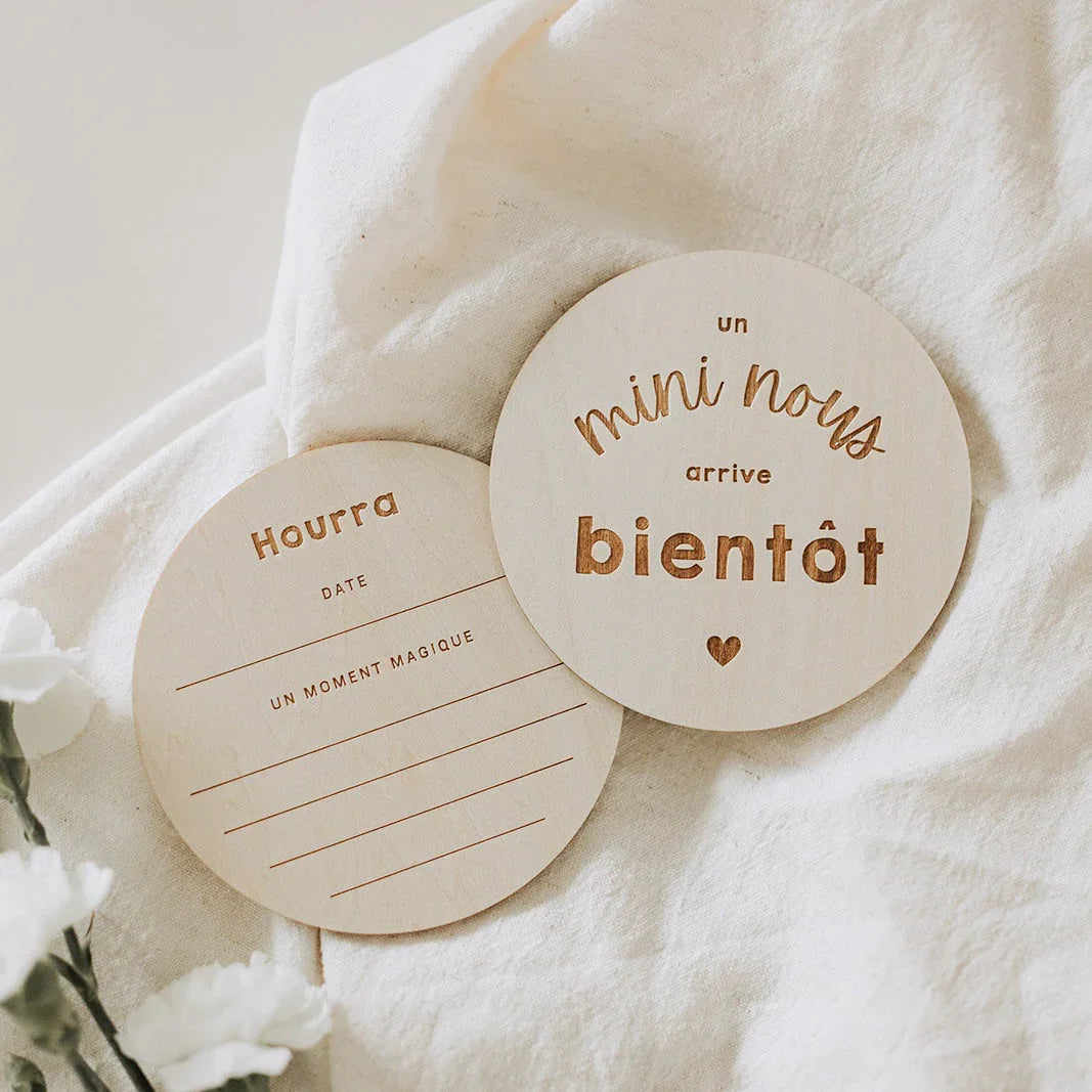 Pastille de bois - Mini nous - La Maison Camomille