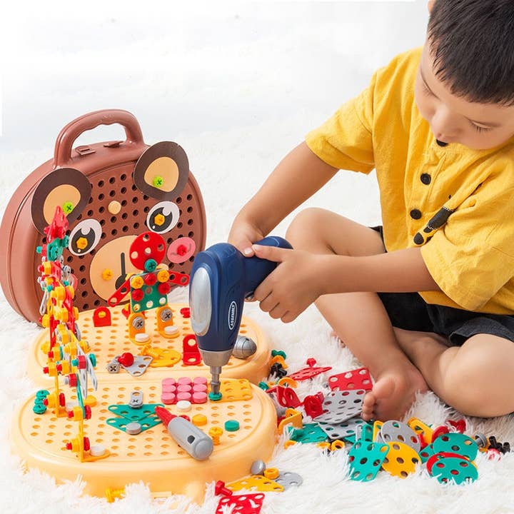 VIGOR - Play Toolbox Bear with Drill