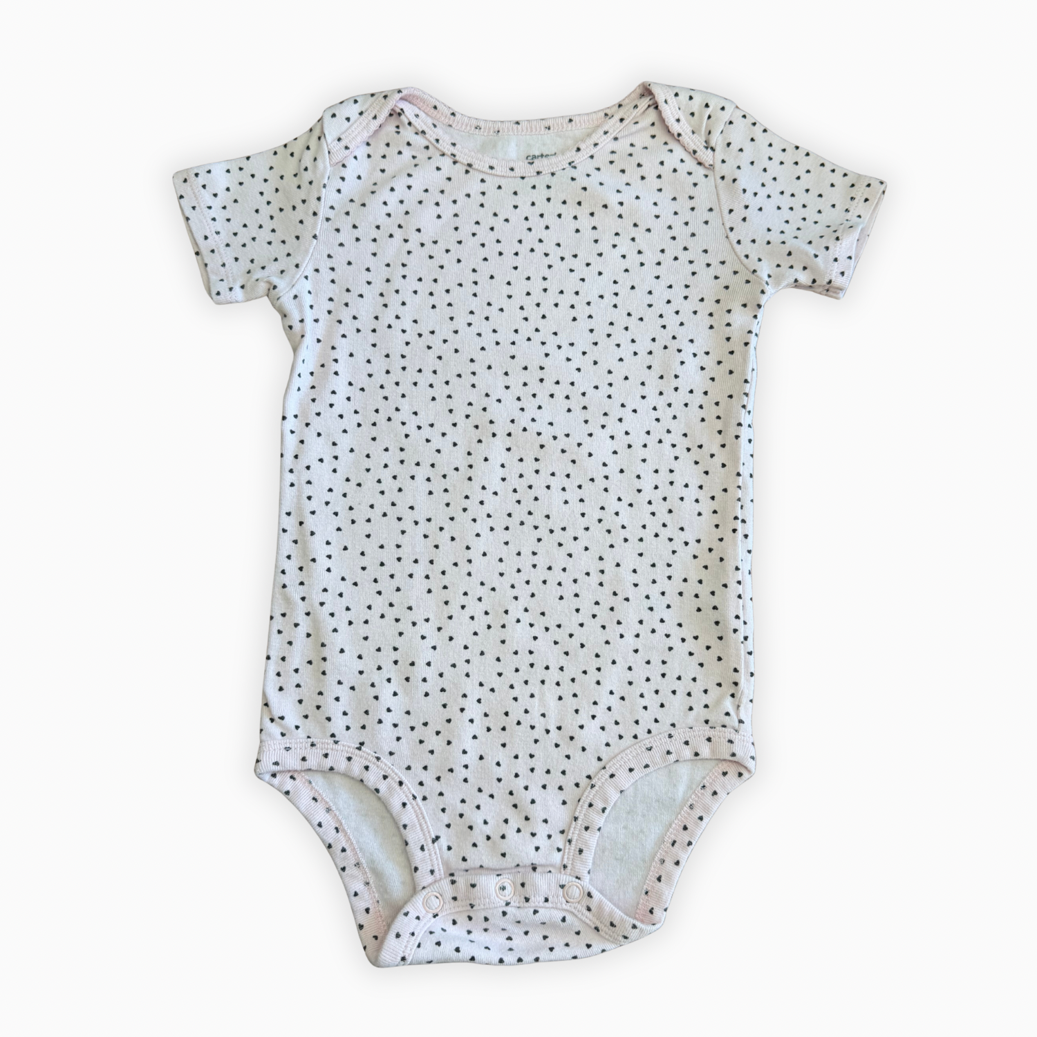 Cache-couche manches longues motifs cœurs | Carter’s | 24 mois