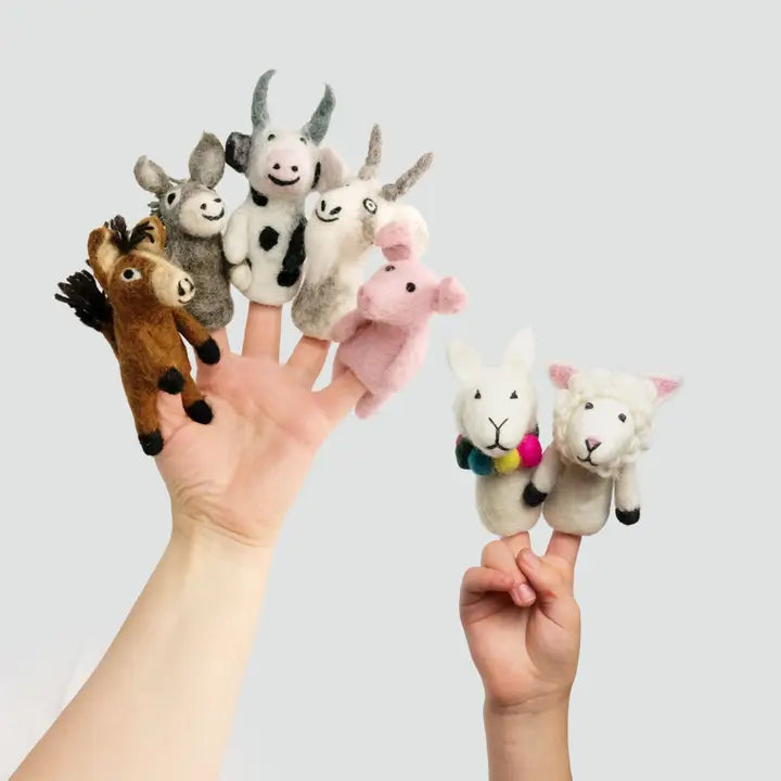 The Winding Road - Ethically-sourced Handmade Finger Puppets - Fair trade from Nepal