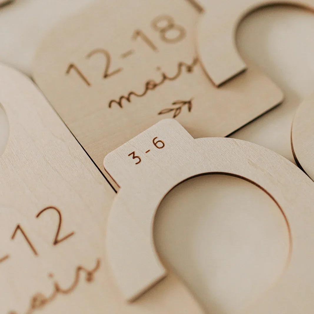 Séparateurs de grandeur en bois - La Maison Camomille