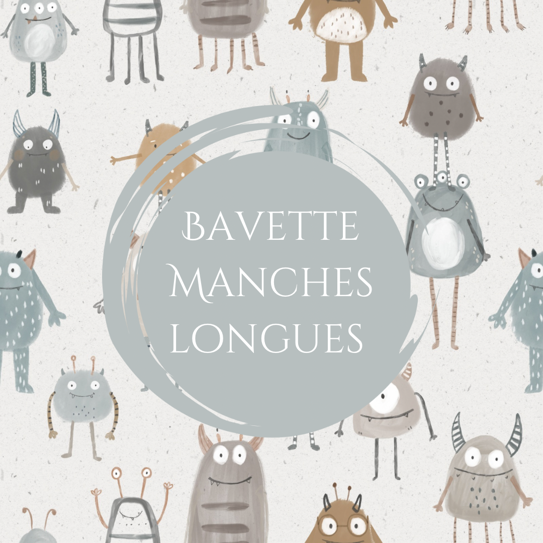 Bavette manches longues - Monstre