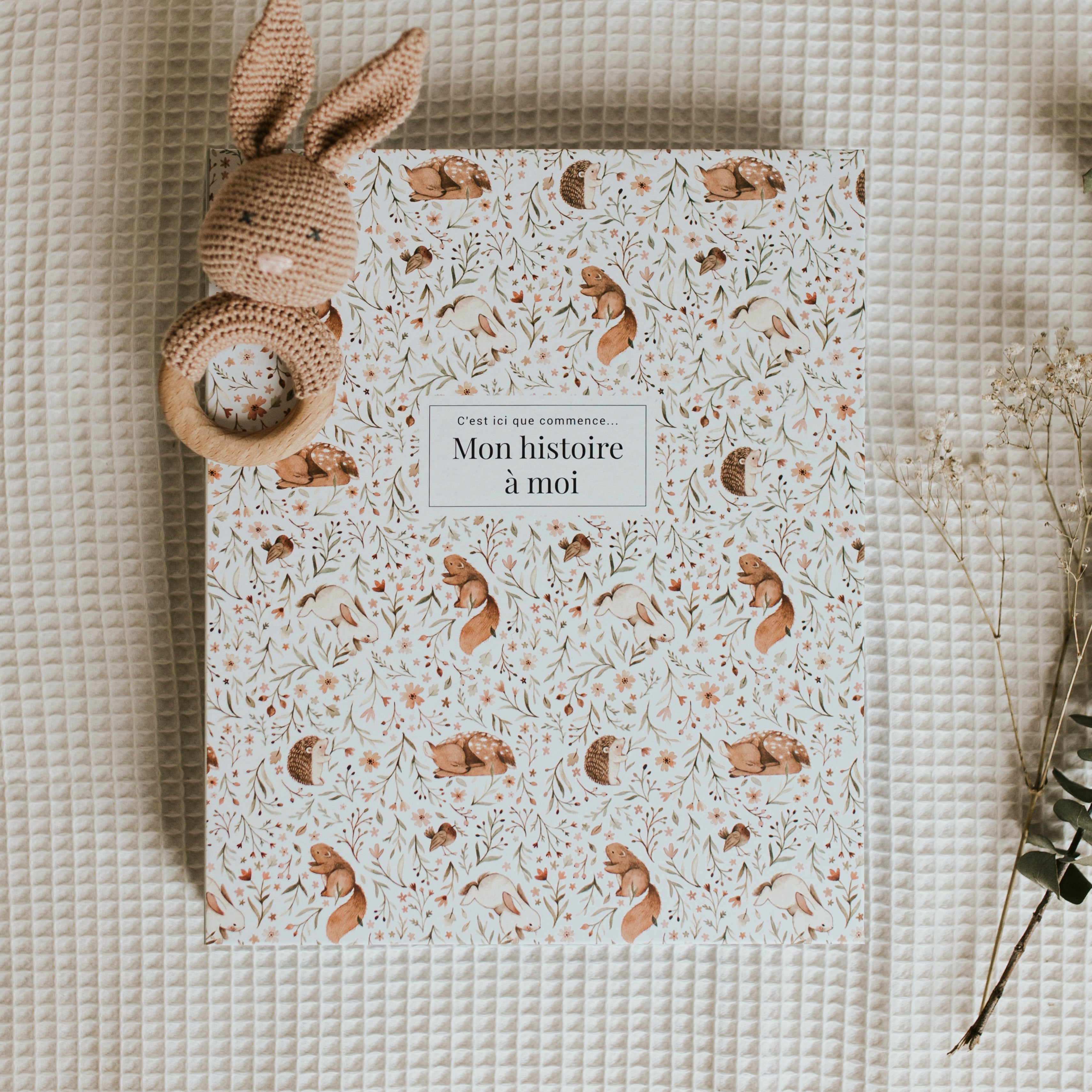 Livre de bébé - Animal Floral