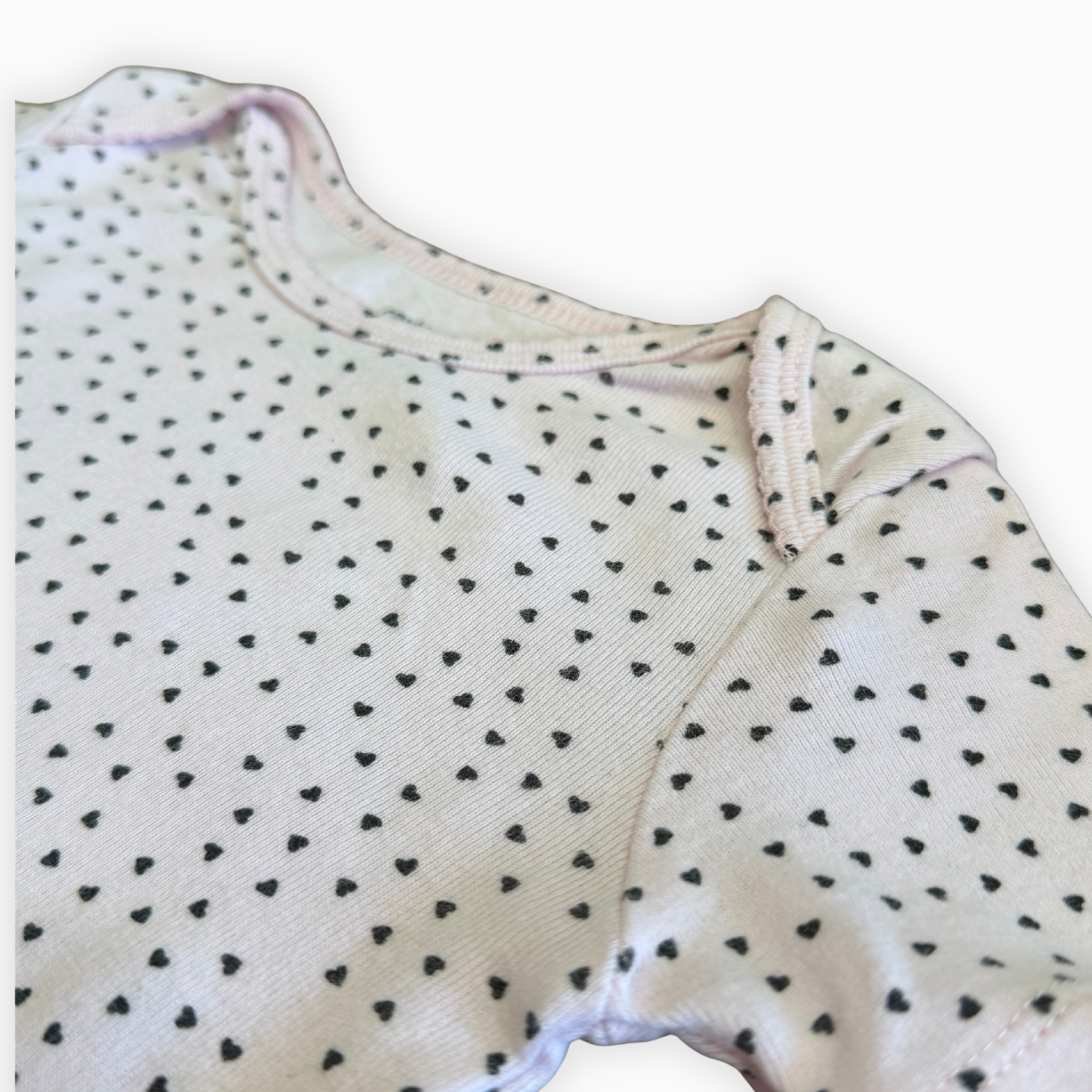 Cache-couche manches longues motifs cœurs | Carter’s | 24 mois