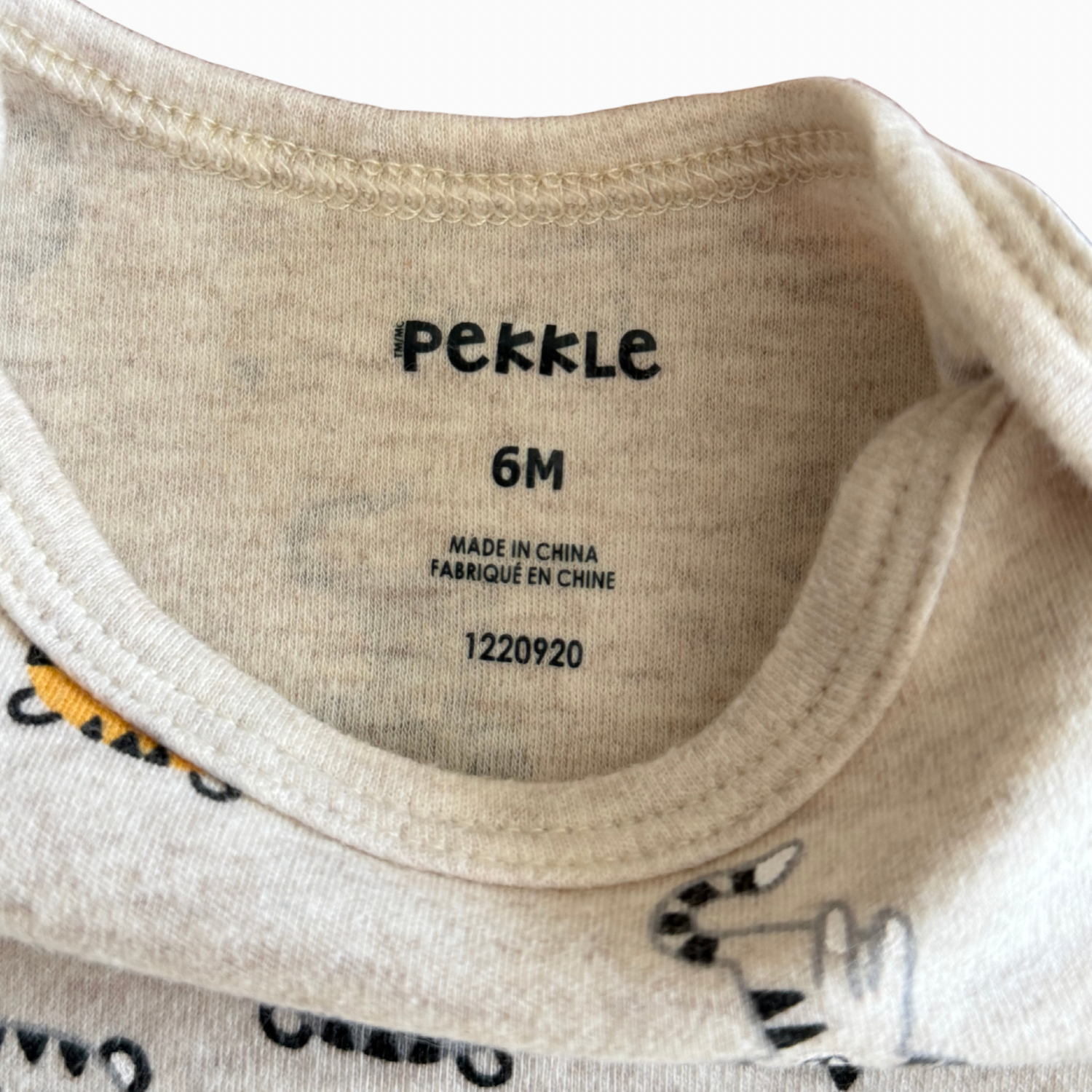 Cache-couche manches courtes | Pekkle | 6 mois