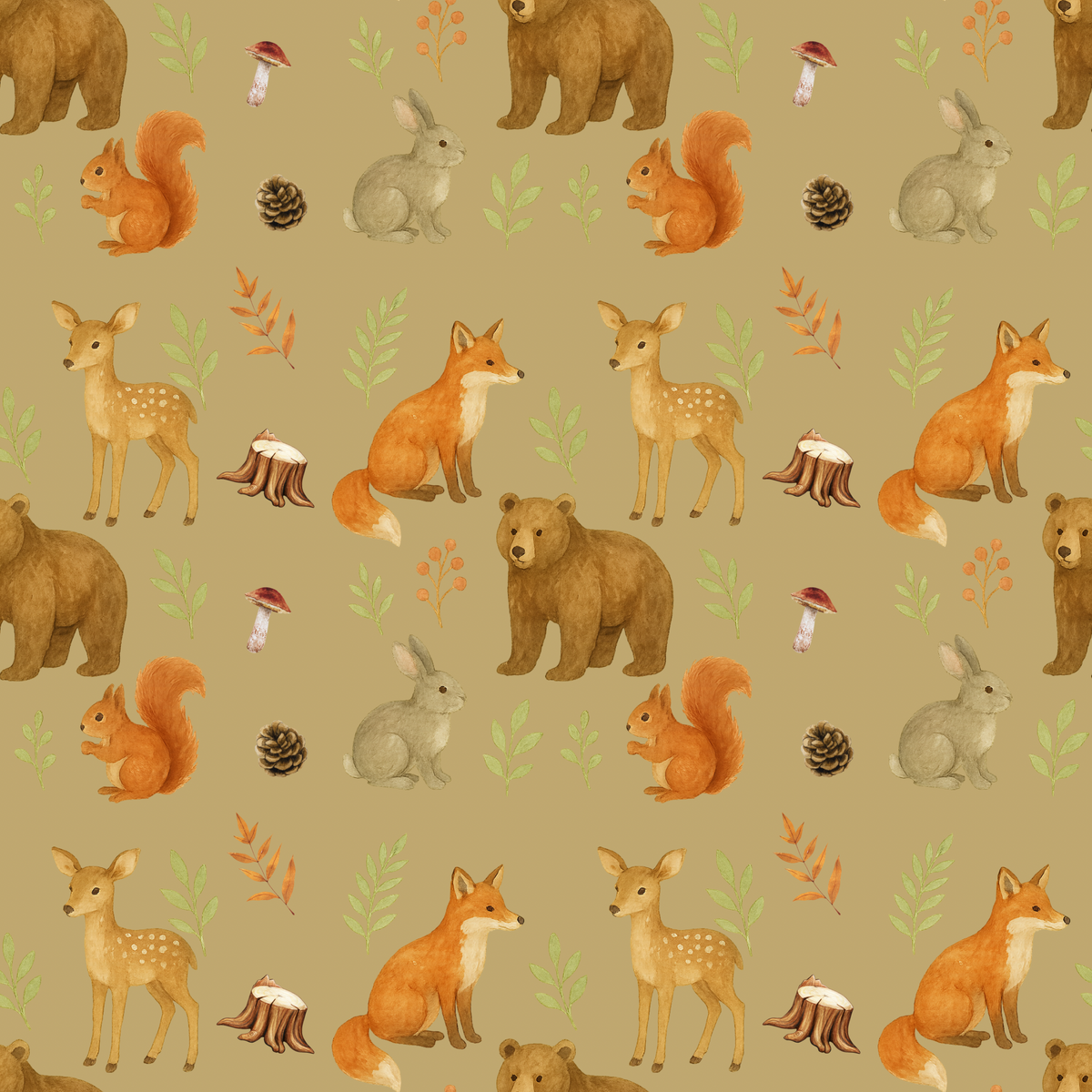 Couverture minky copain des bois 🦊 petite