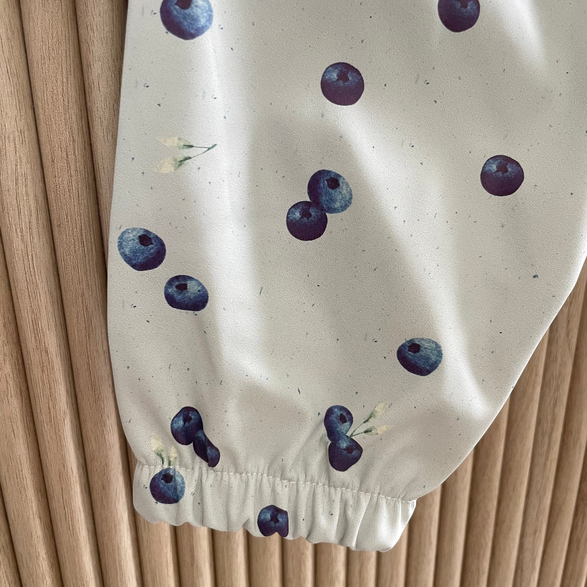 Bavette manches longues - Bleuets