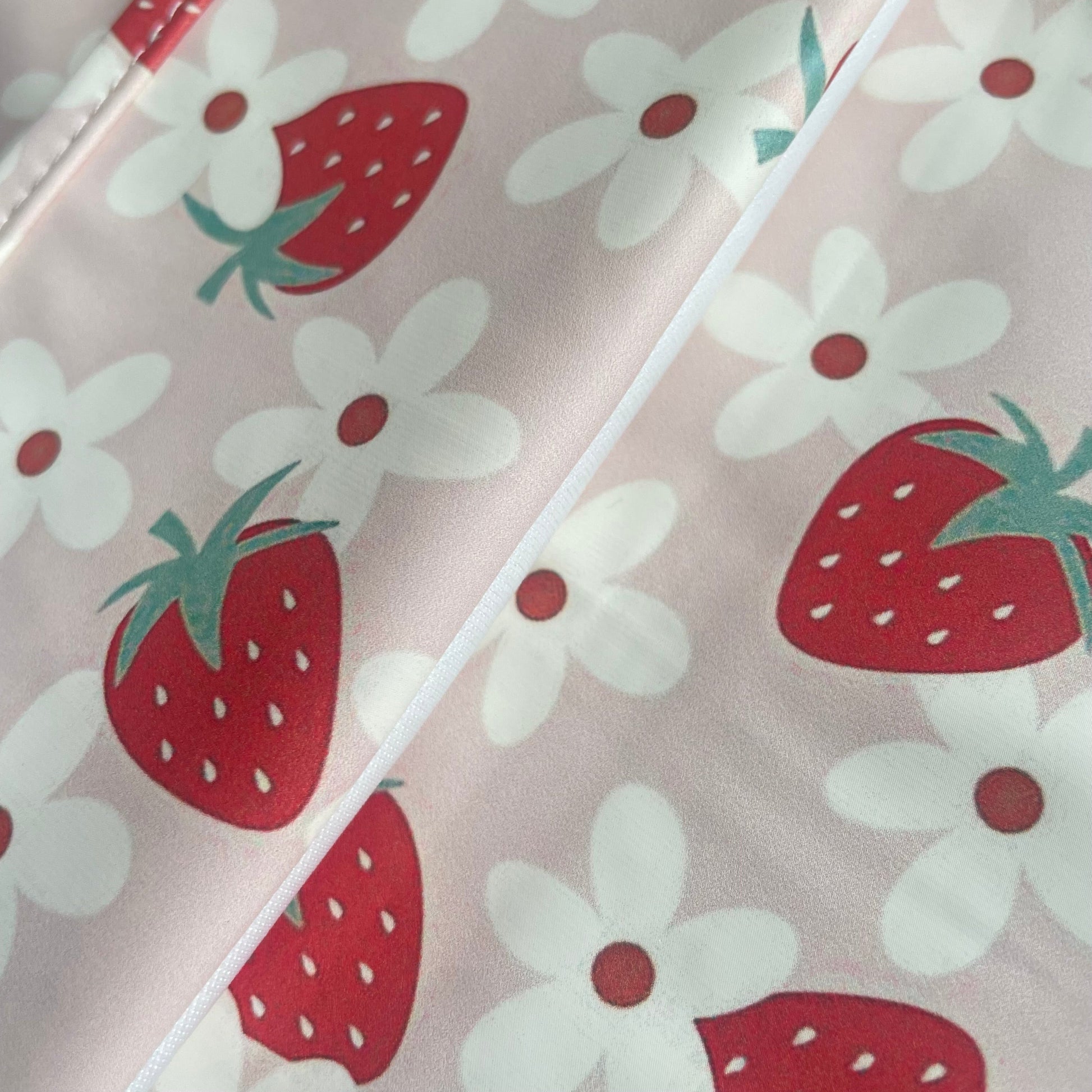 Bavette manches longues - Fraises