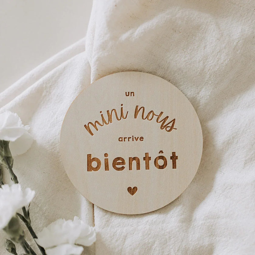 Pastille de bois - Mini nous - La Maison Camomille