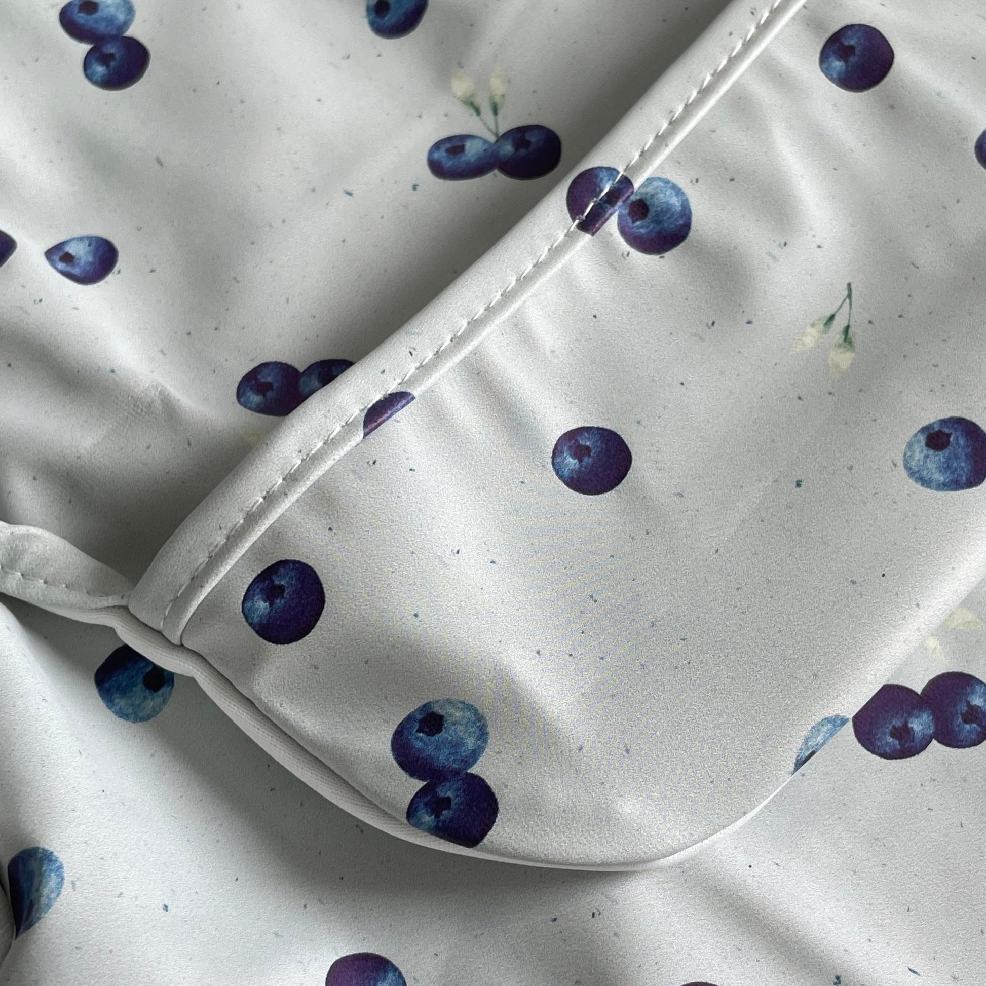 Bavette manches longues - Bleuets