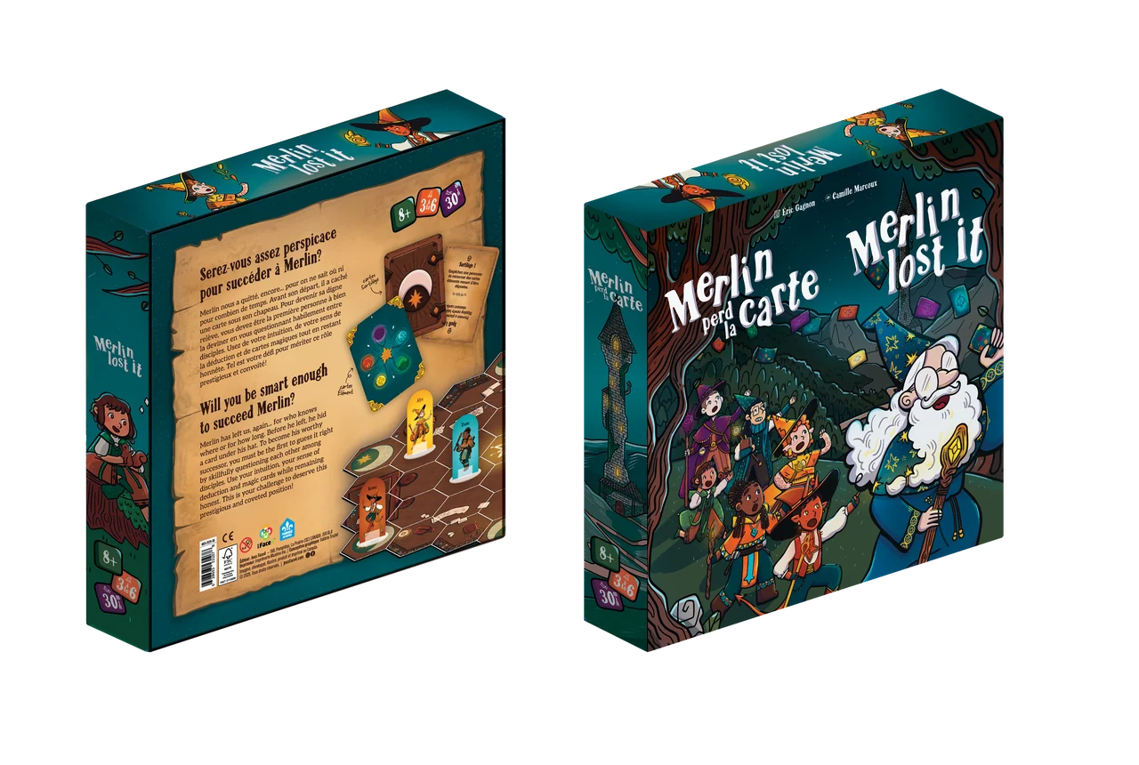 Jeux de société: Merlin perd la carte