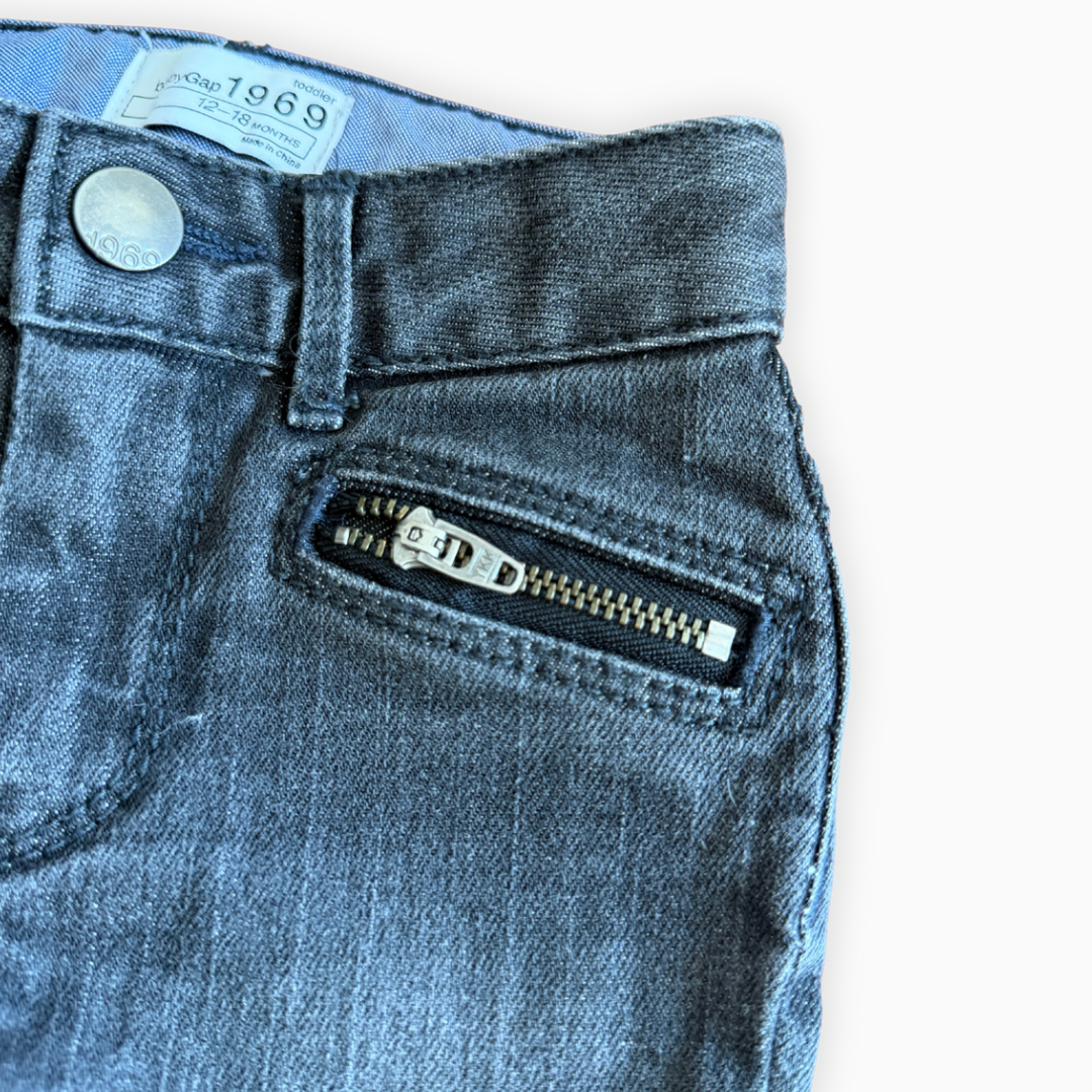 Jean gris foncé | Baby Gap | 12–18 mois