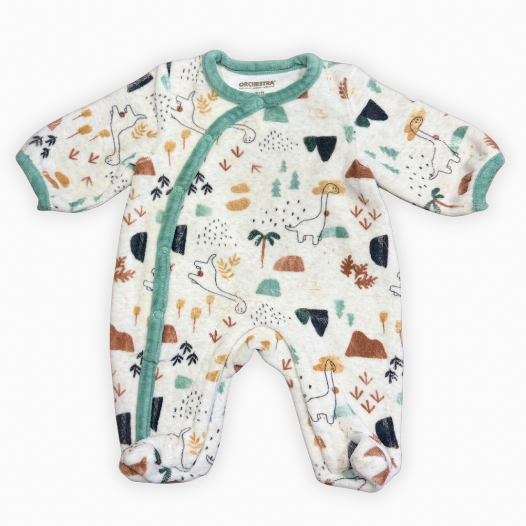Pyjama polaire à motifs dinosaures | Orchestra | NB (0M)