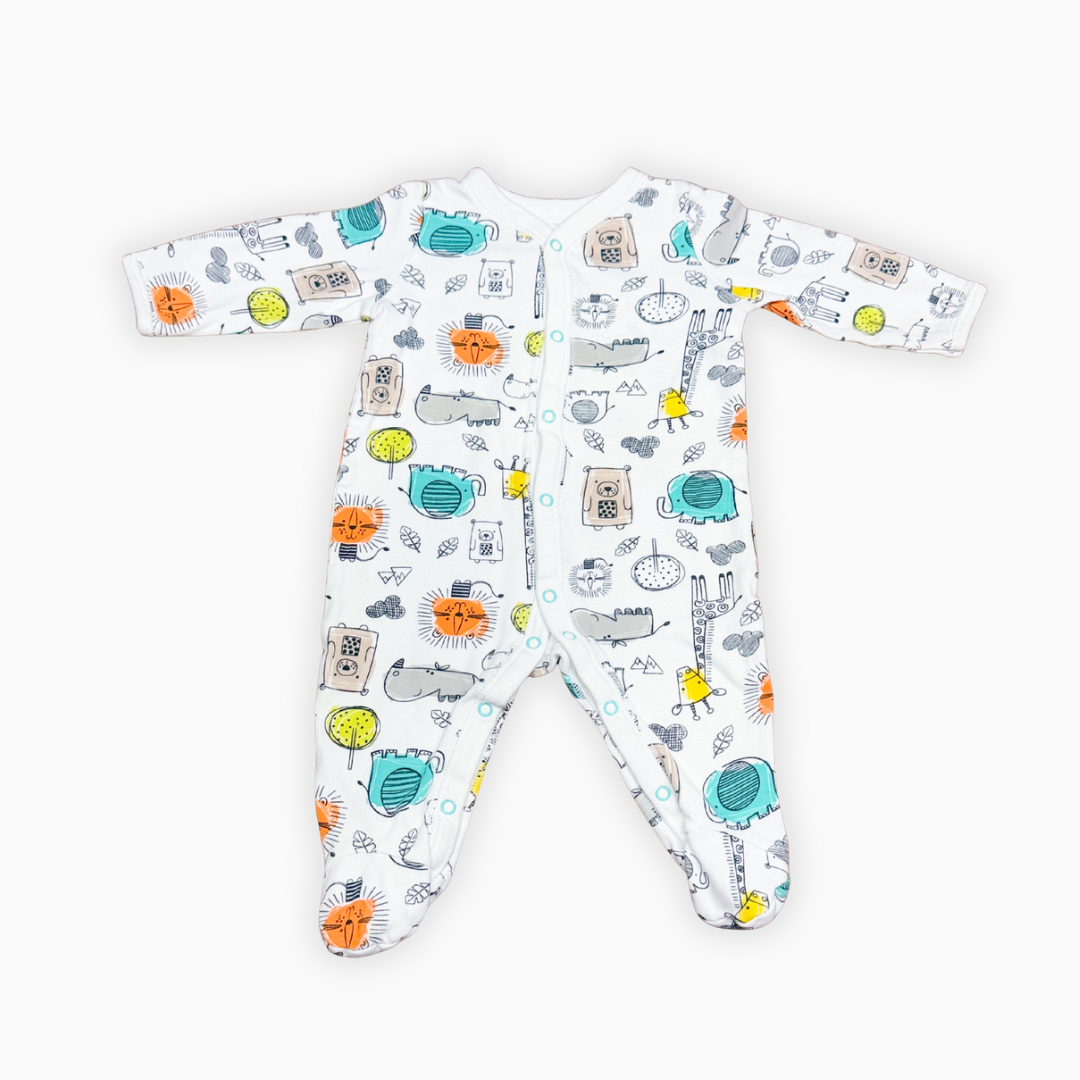 Pyjama à motifs animaux | Koala Baby | 0–3 mois