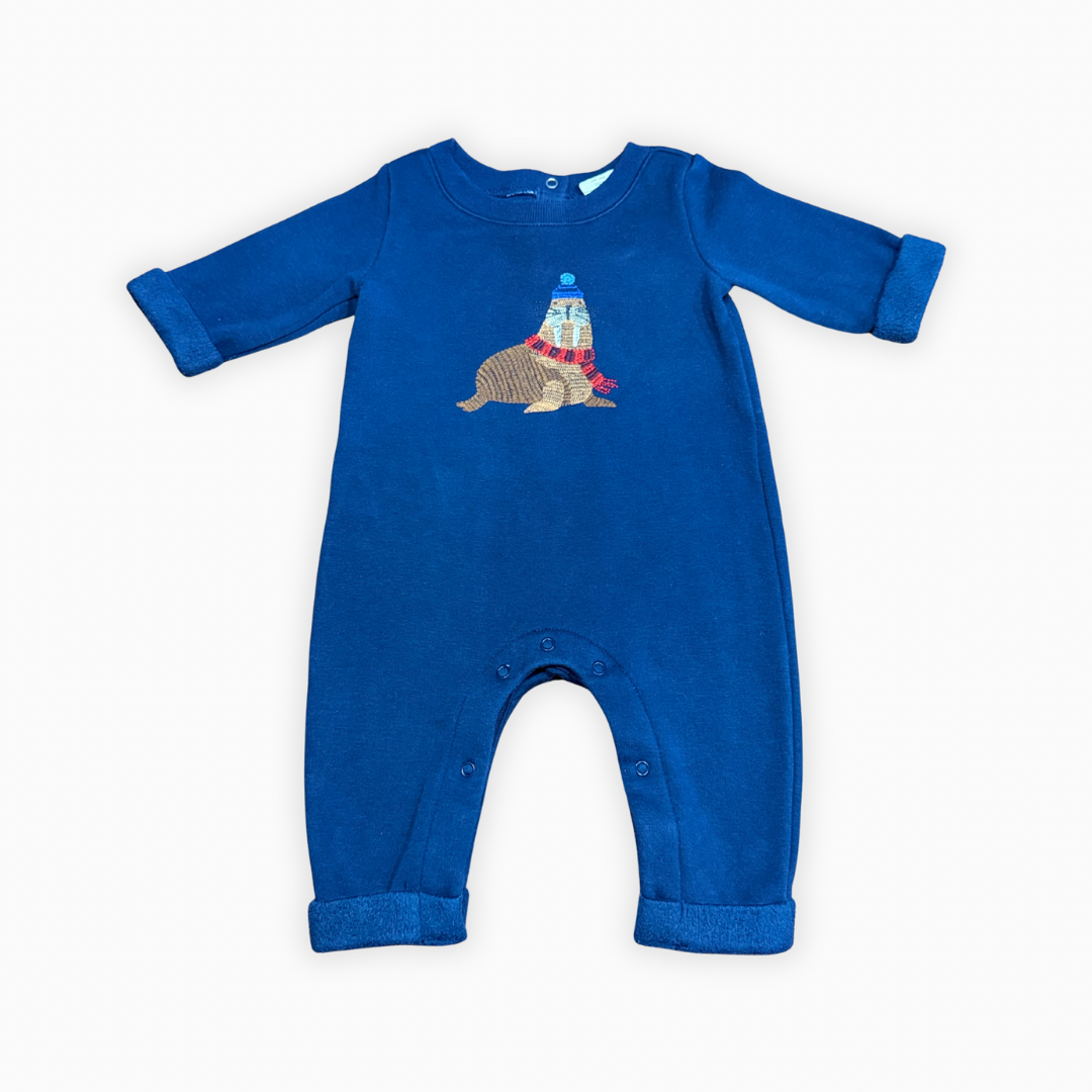 Pyjama polaire motif morse | GAP | 0–3 mois
