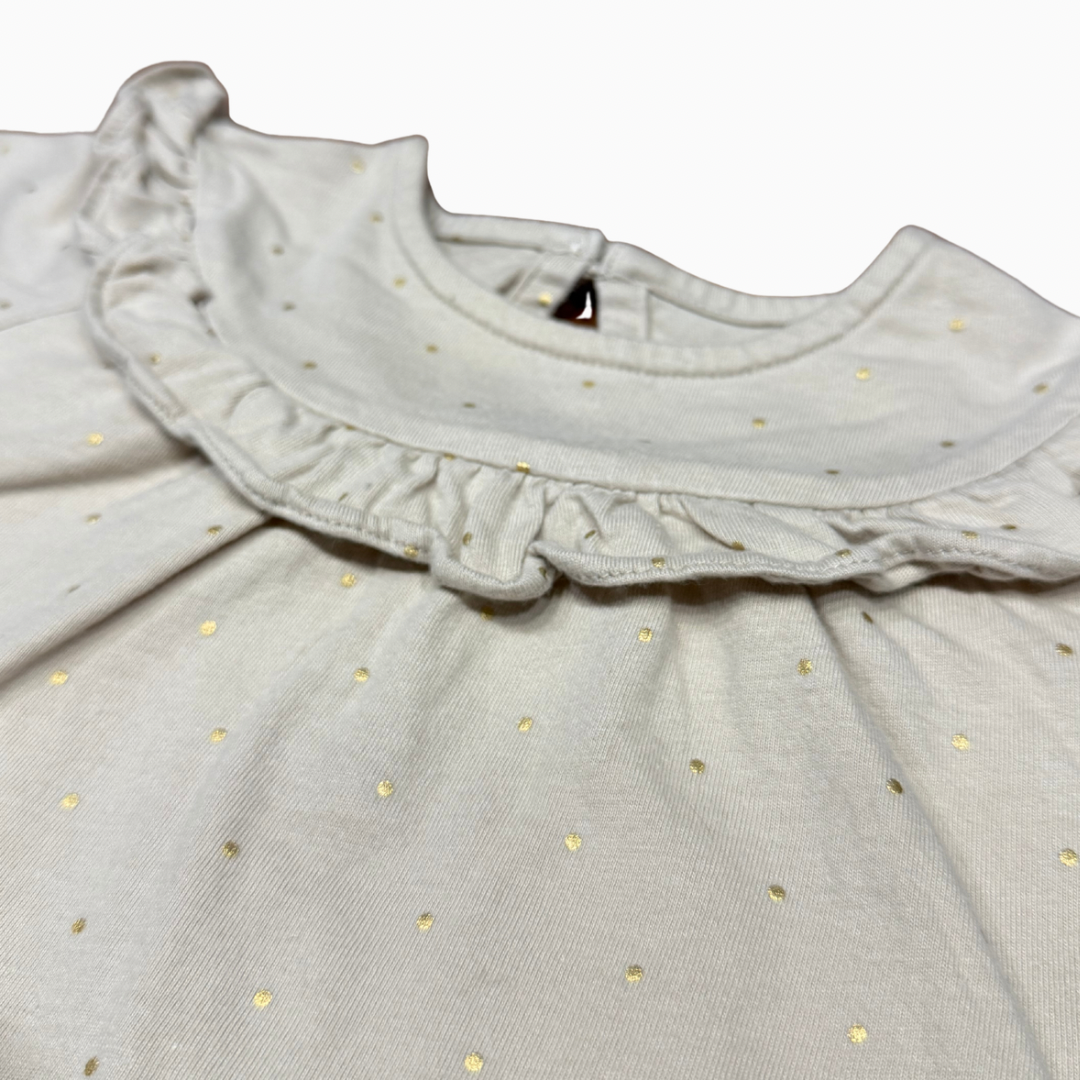 Chandail manches longues à pois dorés | Gap | 3–6 mois