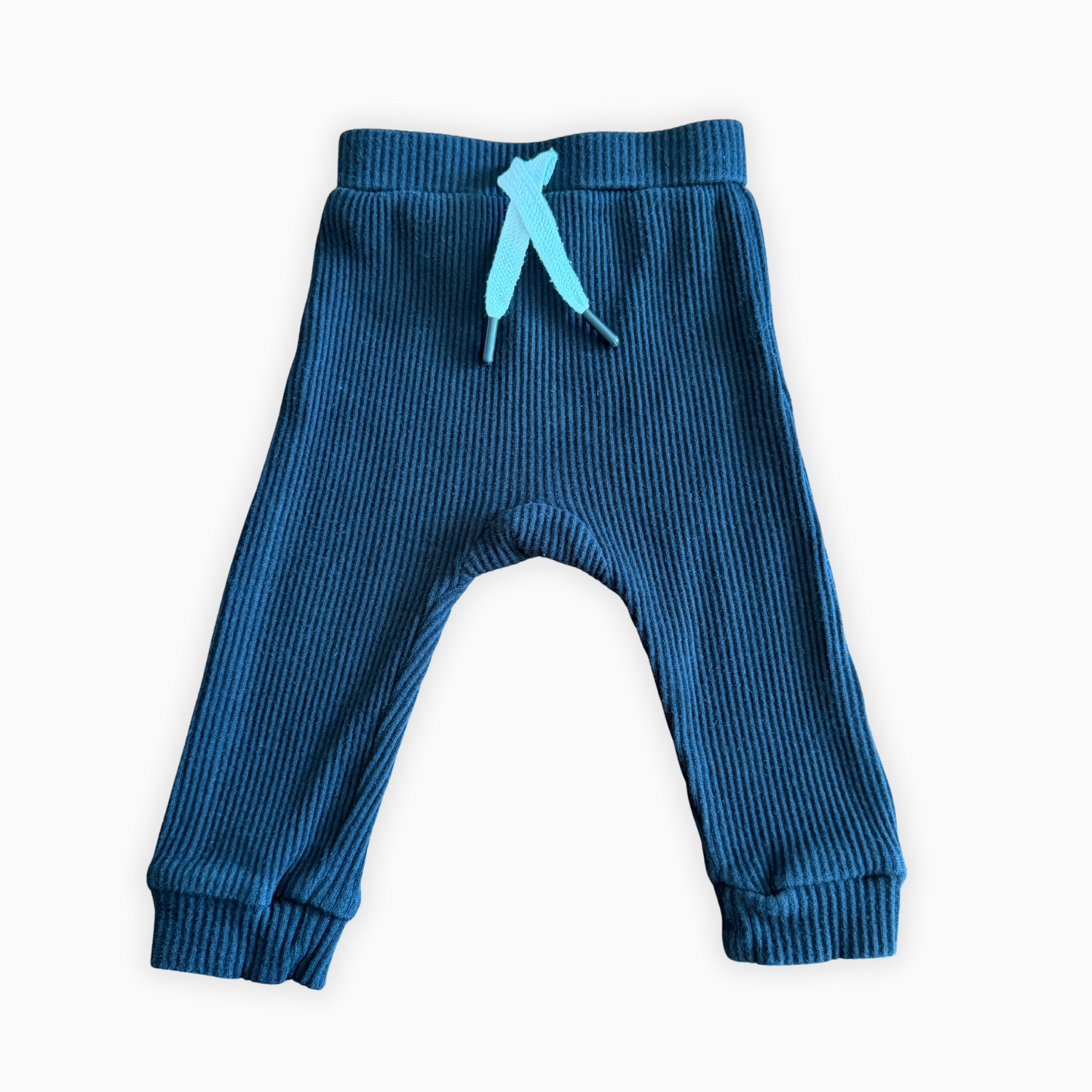 Pantalon côtelé noir | Deux par Deux | 6 mois