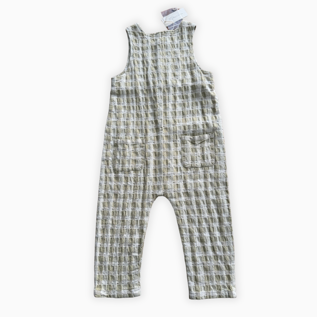 Combinaison vichy | Rylee + Cru | 2–3 ans *neuf avec étiquette*