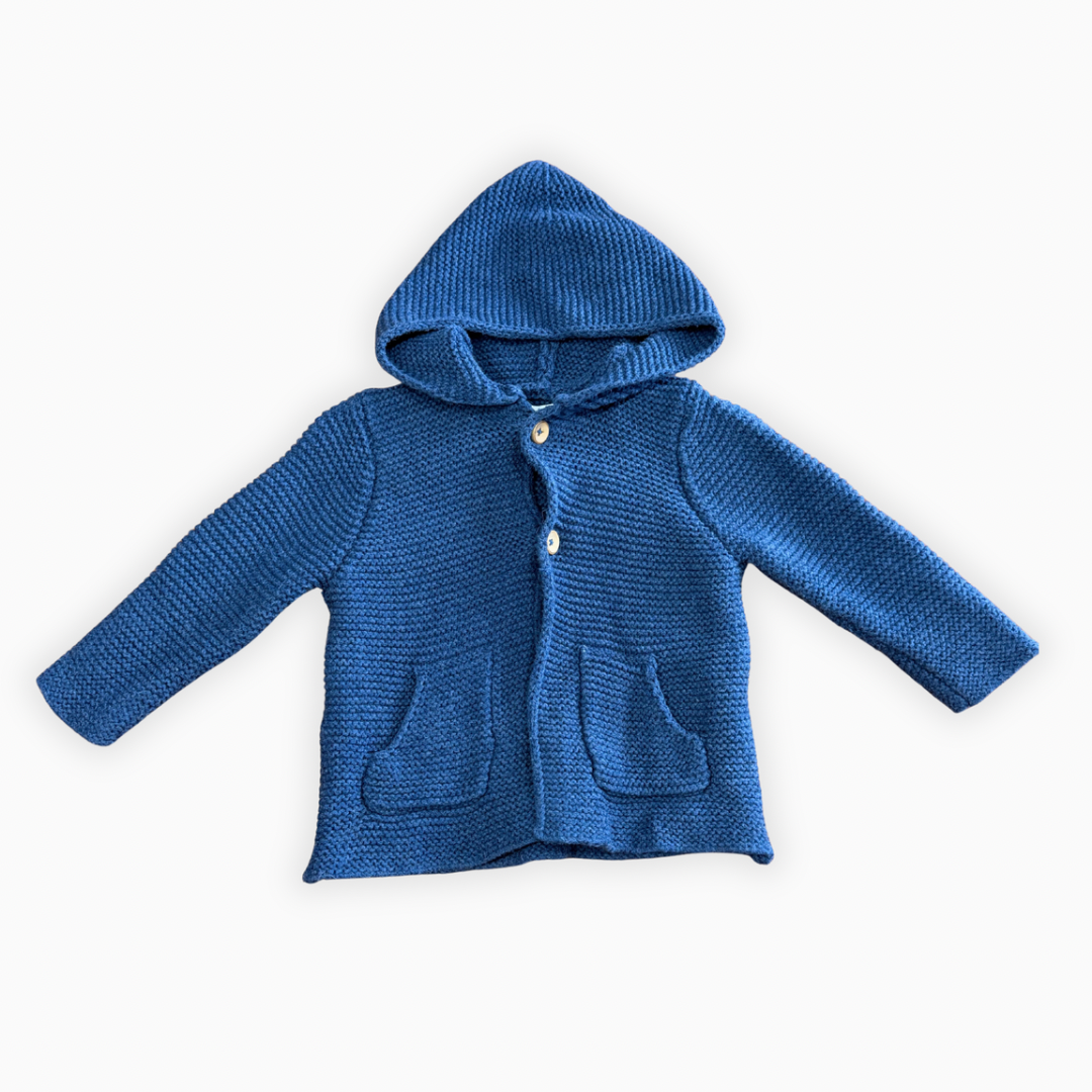 Cardigan à capuche en tricot | Zara | 3–6 mois