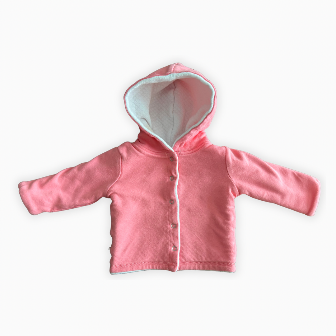 Veste à capuche molletonnée | Trois Moutons | 6 mois