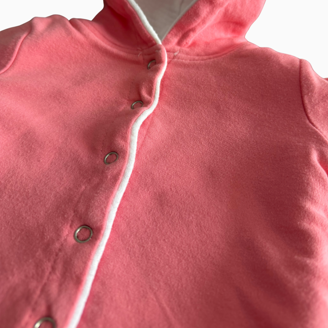 Veste à capuche molletonnée | Trois Moutons | 6 mois