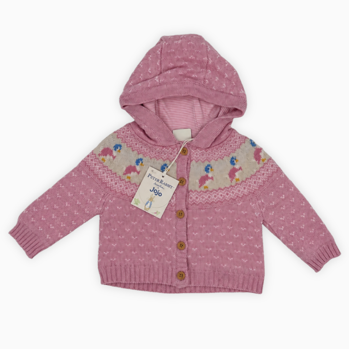 Cardigan à capuchon tricoté | Peter Rabbit | 3-6 mois *Neuf avec étiquette