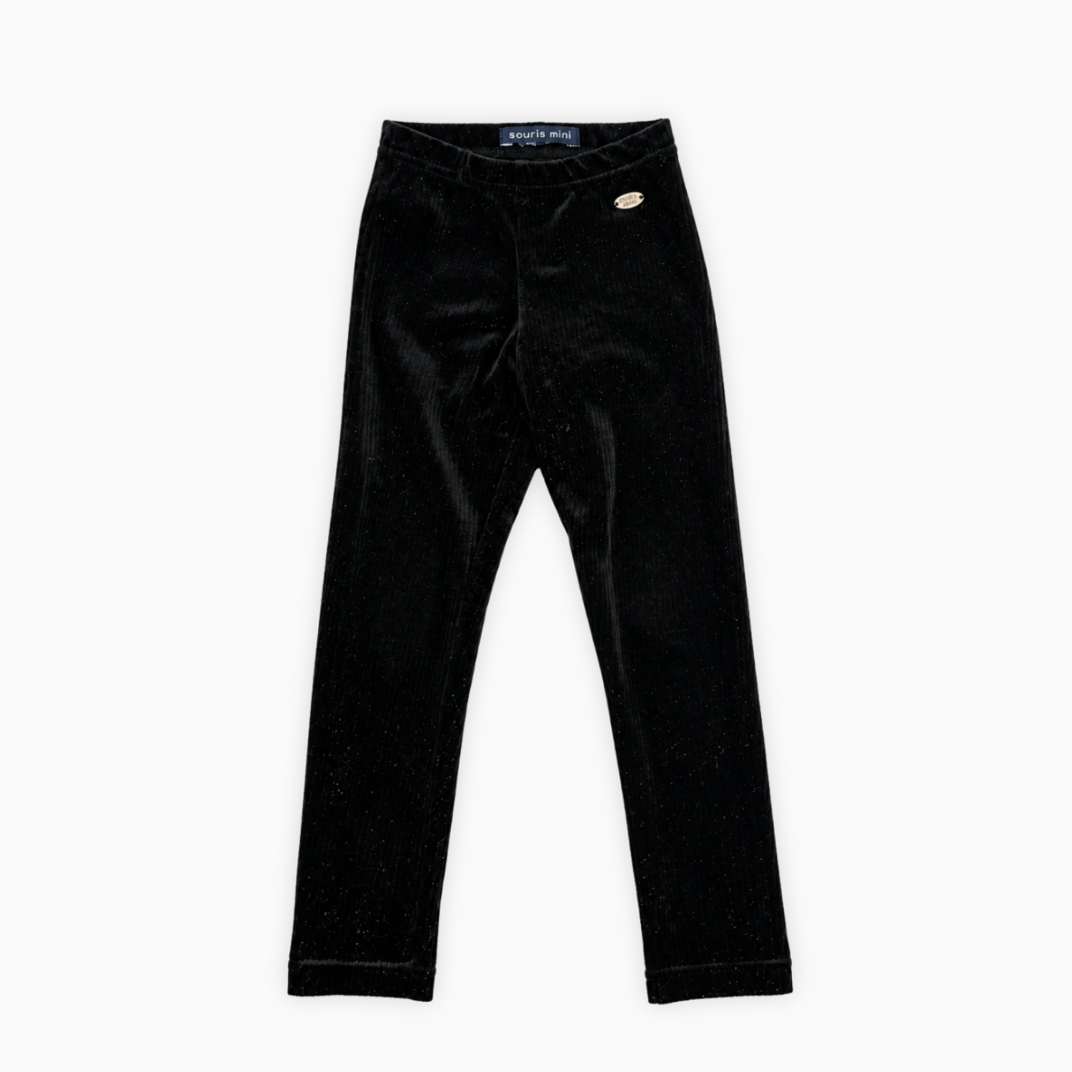 Legging noir effet velours – Souris Mini – Approx. 18 mois