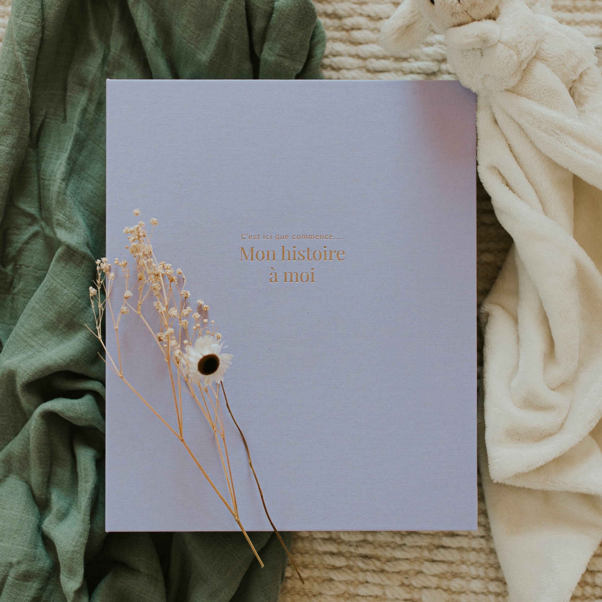 Livre de bébé - Lilas