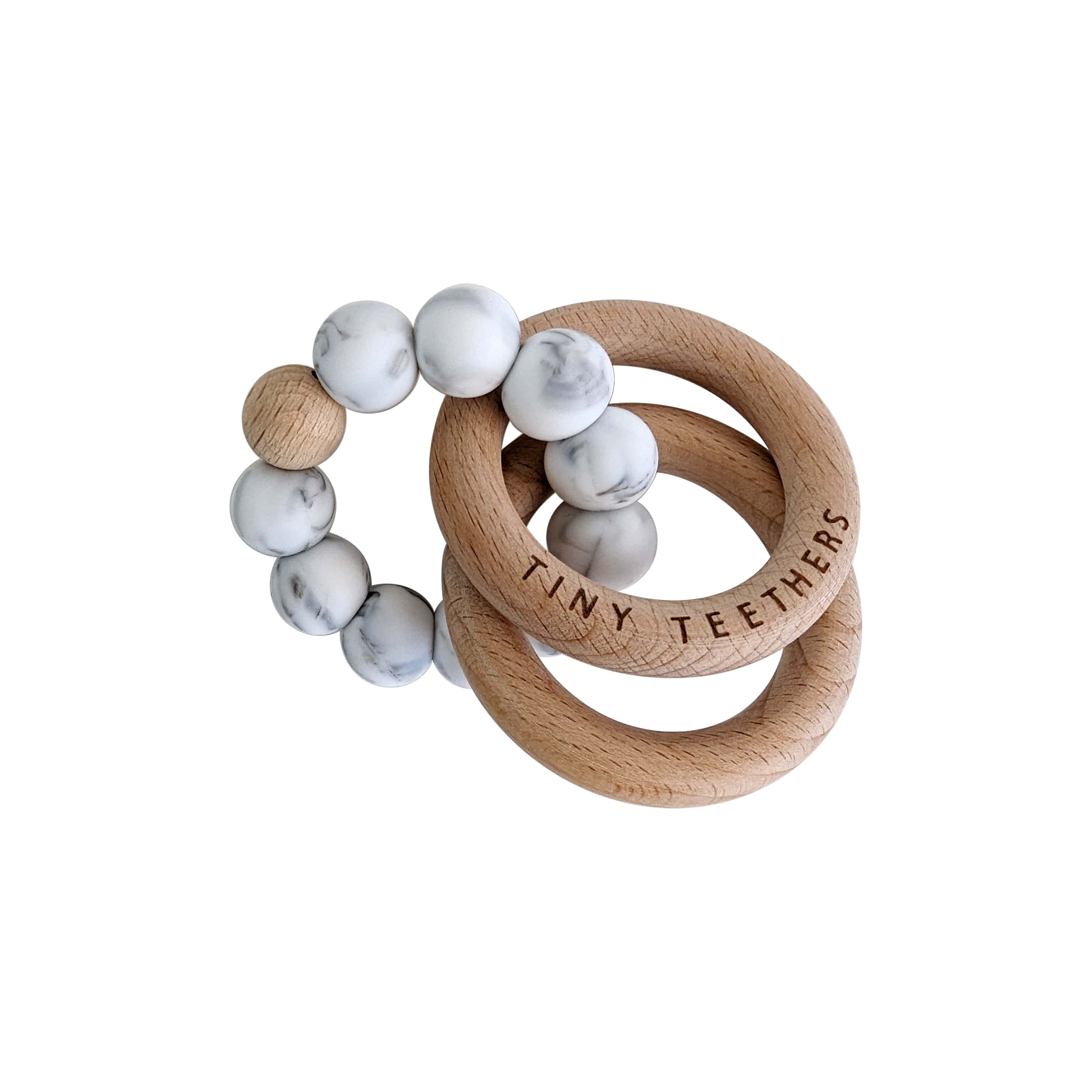 Wooden Rattle Teething Rings