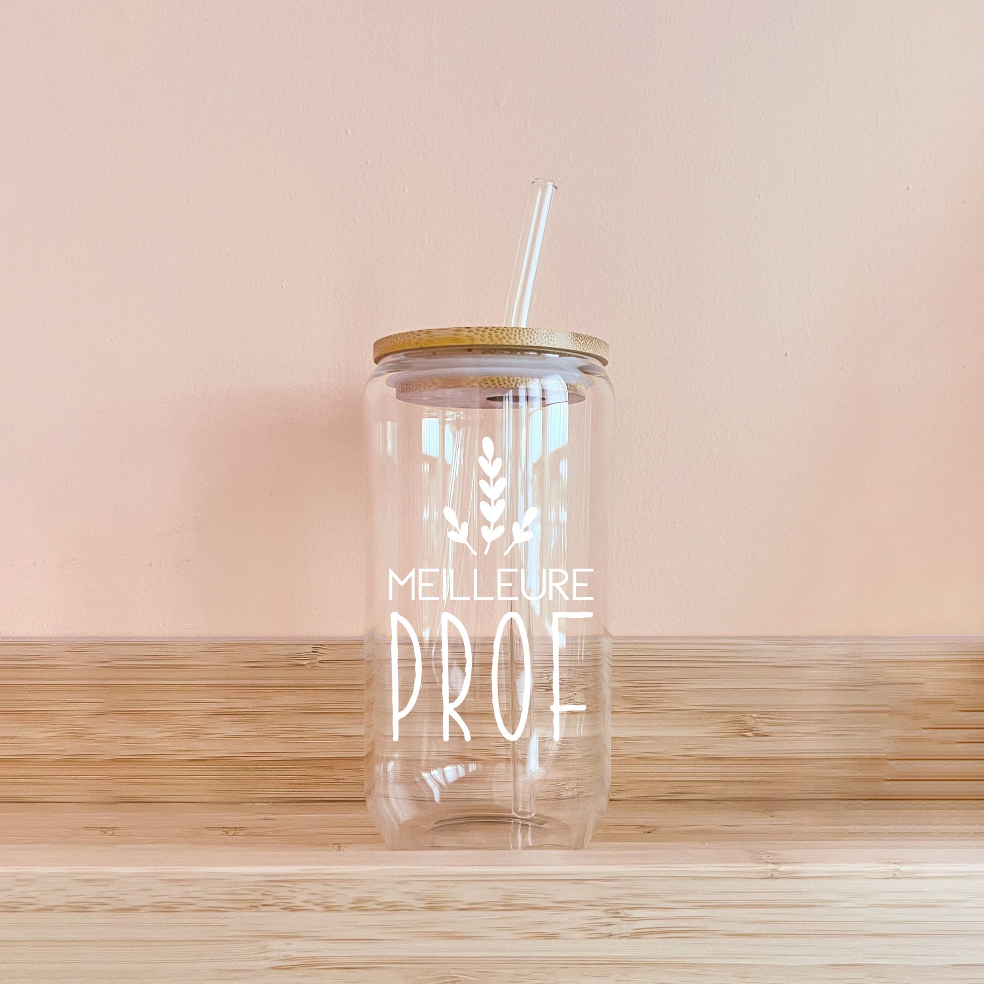 Verre boho - Meilleure prof - blanc