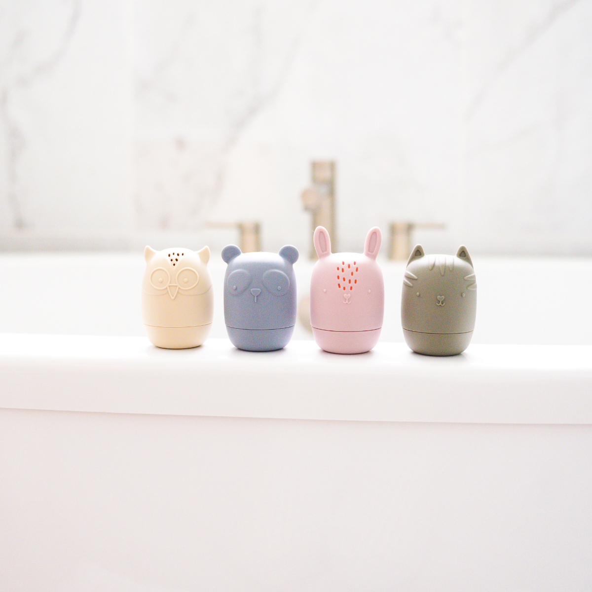 bug + bean kids - Bath Buddies Silicone Water Toys | Mold Free Bath Toys