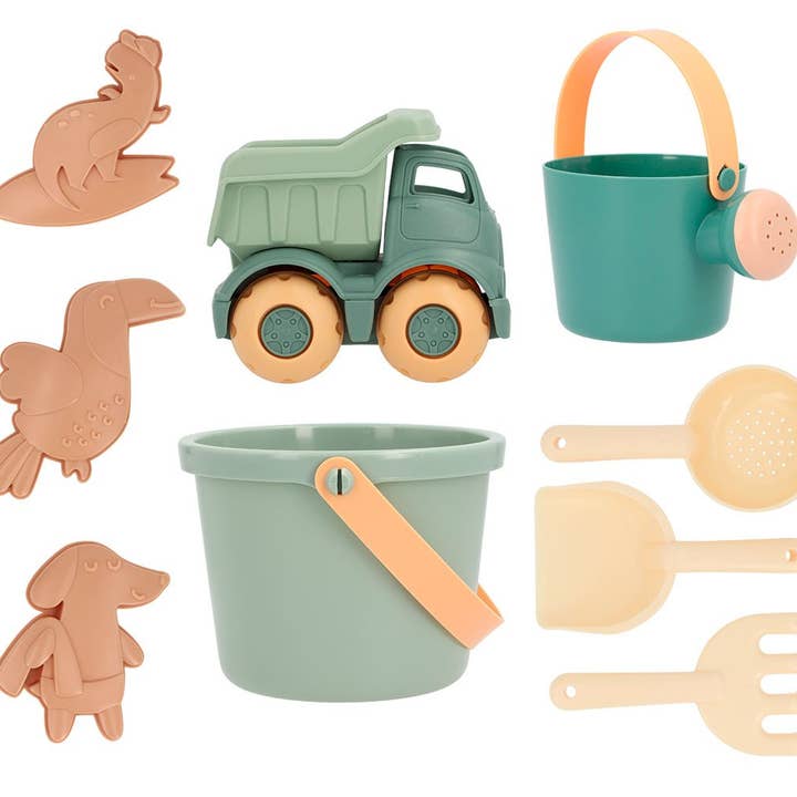 Tutete - Sea Green Beach 9pc Toy Set