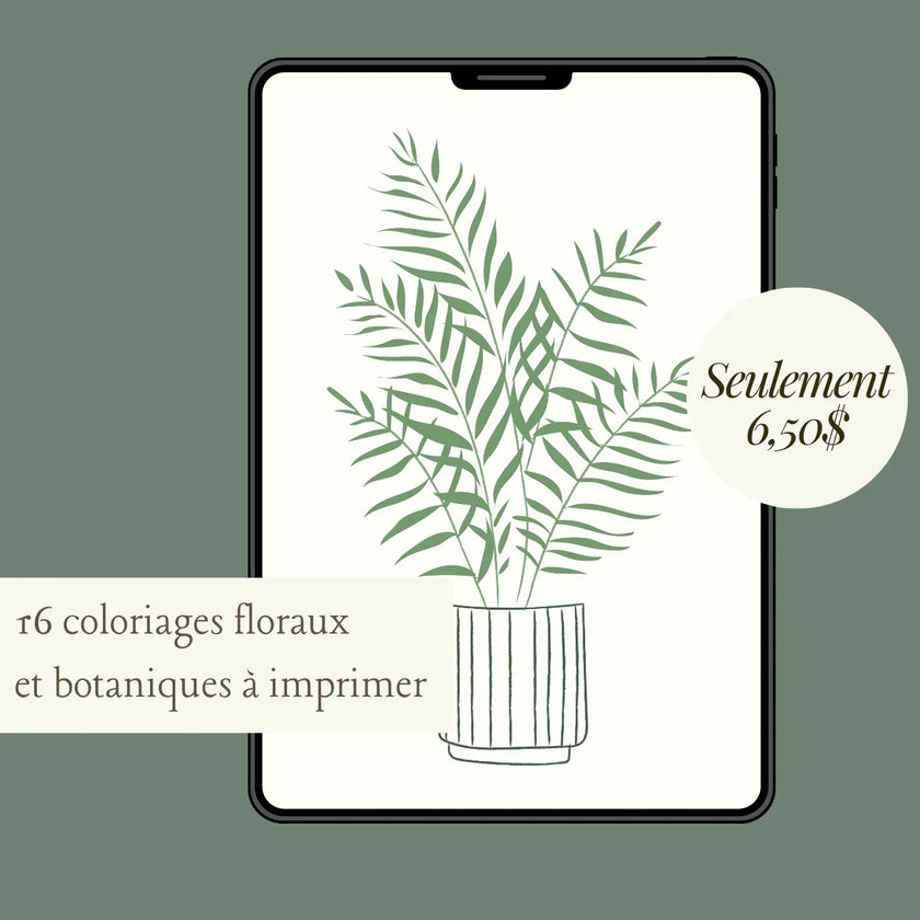 Votre Jardin de couleurs - 16 coloriages floraux - La Maison Camomille